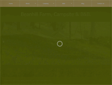 Tablet Screenshot of beanhillfarm.co.uk
